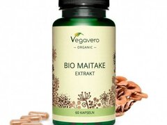 Vegavero Organic Maitake500 mg, 60 Capsule